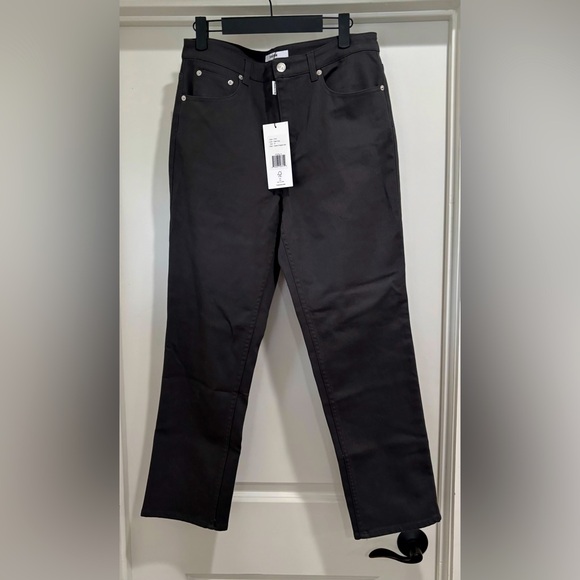 Thakoon Denim - NWT Thakoon Dark gray Straight-Leg Jeans